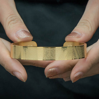 Buddha Gift Shurangama Mantra Engraving Titanium Steel Blessing Bracelet