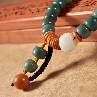 Buddha Gift Lotus Cyan Bodhi Seed Success Bracelet