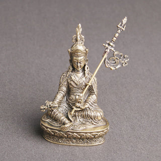 Buddha Gift Padmasambhava Buddha Figure Serenity Copper Statue Decoration Temple Ornament