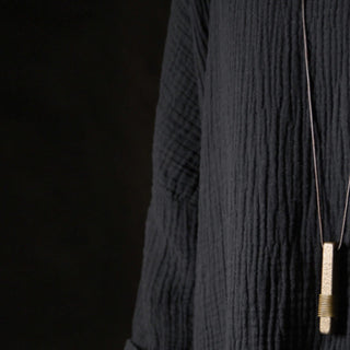 Buddha Gift Vintage Textured Design Copper Wealth Necklace Pendant