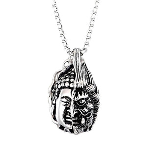 Buddha Gift Half Buddha Half Devil Powerful Necklace