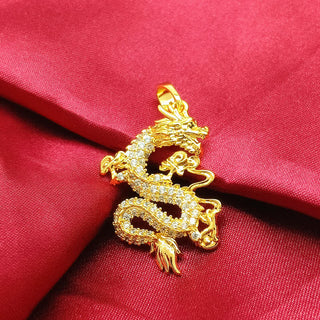 Buddha Gift Gold Dragon Protection Necklace Pendant
