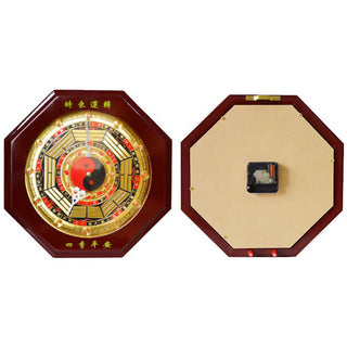 Buddha Gift Feng Shui Bagua Map Balance Energy Map Wall Clock