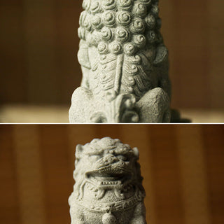 Buddha Gift Lion Fu Foo Dogs Elephant Ward Off Evil Blessing Home Decoration