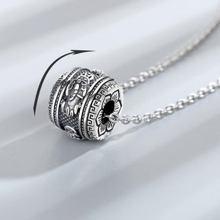 Buddha Gift PiXiu Luck Wealth Rotatable Necklace Pendant