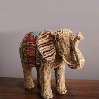 Buddha Gift Elephant Resin Wisdom Wealth Home Decoration