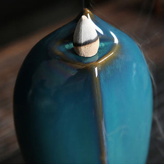 Buddha Gift Waterfall Incense Burner Backflow Incense Holder