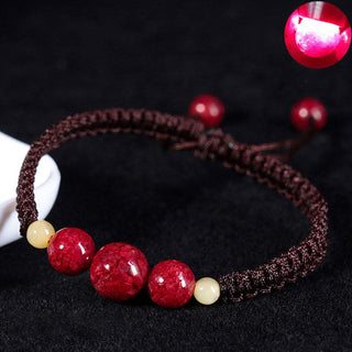 Buddha Gift Cinnabar Blessing Red String Bracelet For Kids