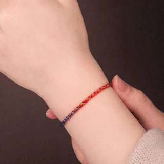 Buddha Gift Handcrafted Luck Colorful Rope Child Adult Bracelet