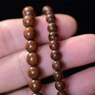 Buddha Gift 108 Mala Beads Rosewood Jade Calm Bracelet