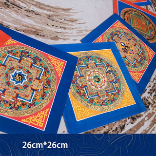 Buddha Gift Tibetan Handmade Thangka Painting Blessing Thangka Blind Box Random Color Pattern