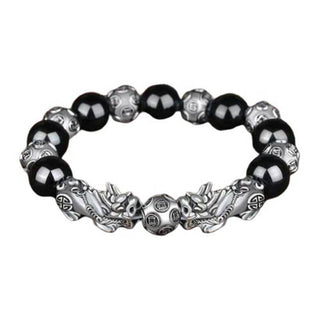 Buddha Gift Tibetan FengShui PiXiu Obsidian Bracelet