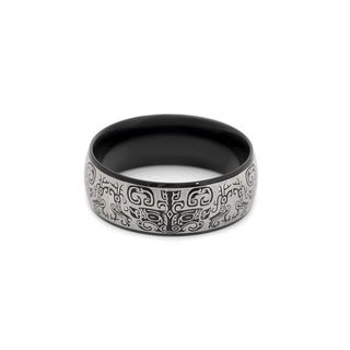 Buddha Gift Lucky Mythological Creature Taotie Wealth Titanium Steel Ring