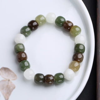 Buddha Gift Gradient Jade Luck Blessing Bracelet