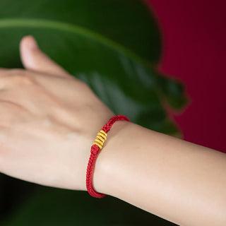 Buddha Gift Handcrafted King Kong Knot Luck Protection Braid Rope Bracelet