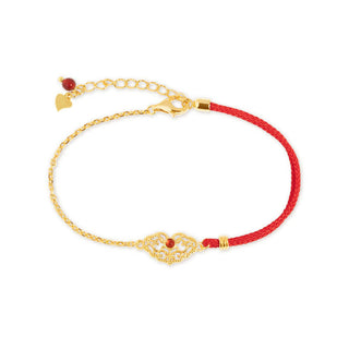 Buddha Gift Lock of Good Wishes Luck Strength Chain Bracelet