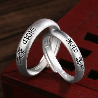 Buddha Gift Peace And Joy Copper Luck Wealth Ring