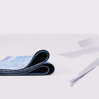 Buddha Gift Tibetan Mandala Elephant Lotus Koi Fish Mindful Natural Rubber Yoga Mat Decoration