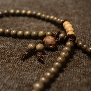 Buddha Gift Tibetan Sandalwood Protection Charm Mala Bracelet