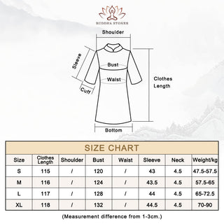 Buddha Gift 100% Mulberry Silk 6 Momme Dress Vintage Flower Butterfly Embroidery Qipao Dress Women's Cheongsam Dress