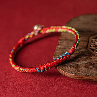 Buddha Gift Handmade Five Color Thread Protection Bracelet