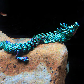 Buddha Gift Feng Shui Dragon Luminous 3D Printed Dragon Luck Success Home Decoration