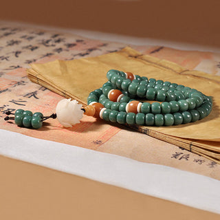 Buddha Gift Lotus Cyan Bodhi Seed Success Bracelet