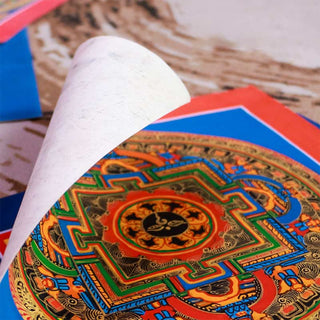 Buddha Gift Tibetan Handmade Thangka Painting Blessing Thangka Blind Box Random Color Pattern