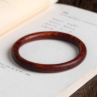 Buddha Gift Tibetan Small Leaf Red Sandalwood Ebony Green Sandalwood Protection Bracelet Bangle