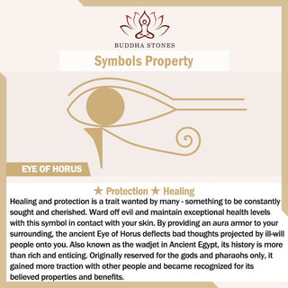 Buddha Gift Eye of Horus Protection Necklace Pendant