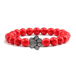 Buddha Gift “Save A Dog” Stone Bracelet