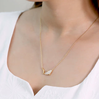 Buddha Gift 925 Sterling Silver White Jade Dolphin Luck Necklace Pendant