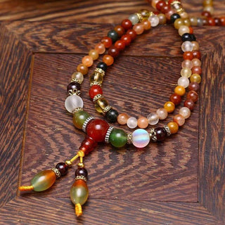 Buddha Gift The 108 Quartz Healing Mala Bracelet