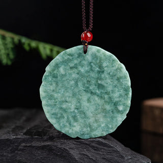 Buddha Gift Dragon Jade Yin Yang Balance Necklace String Pendant