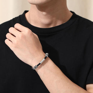 Buddha Gift Double PiXiu Feng Shui Copper Coin Om Mani Padme Hum String Bracelet