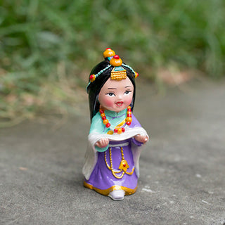 Buddha Gift Hand Painted Tibetan Figures Creative Home Office Car Decoration Ornament