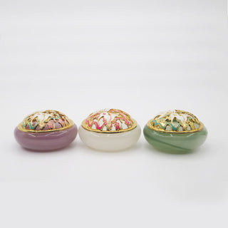 Buddha Gift Nine Tailed Fox Liuli Crystal Healing Meditation Incense Burner