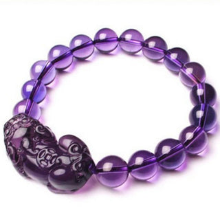 Buddha Gift Feng Shui Amethyst Fortune Wealth Bracelet