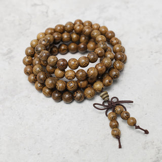 Buddha Gift 108 Mala Beads Bracelet Prayer Meditation Sandalwood Elastic