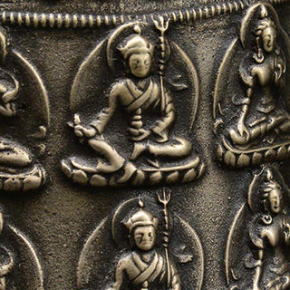 Buddha Gift Tibetan Engraved Buddha Dragon Wind Chime Bell Copper Luck Wall Hanging Decoration