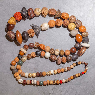 Buddha Gift 108 Mala Beads Bodhi Seed Luck Wealth Bracelet Wrist Mala