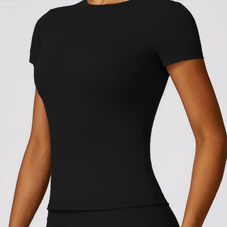 Buddha Gift Women Short Sleeve T-Shirt Top High Waist Leggings Pants For Sports Yoga