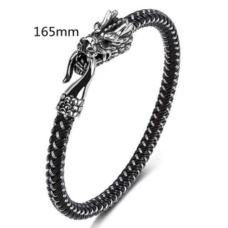 Buddha Gift Dragon Titanium Steel Protection Luck Bracelet