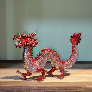 Buddha Gift Handmade Feng Shui Dragon Luck Success Home Decoration