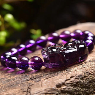 Buddha Gift Feng Shui Amethyst Fortune Wealth Bracelet