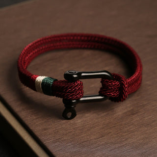 Buddha Gift Simple Design Luck Stainless Steel Buckle Bracelet