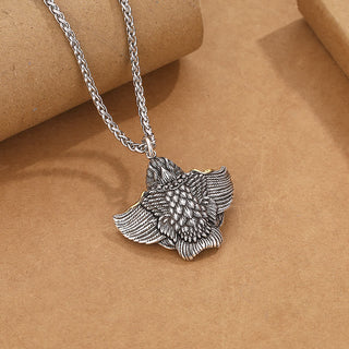 Buddha Gift Tibet Garuda Bird Copper Protection Necklace Pendant
