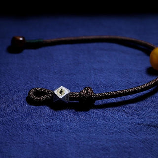 Buddha Gift 925 Sterling Silver Chinese Zodiac Natal Buddha Natural Amber Clear Anxiety Bracelet