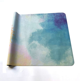 Buddha Gift Tibetan Mandala Elephant Lotus Koi Fish Mindful Natural Rubber Yoga Mat Decoration