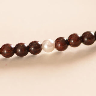 Buddha Gift 925 Sterling Silver Indian Small Leaf Red Sandalwood Fu Character Protection Triple Wrap Bracelet